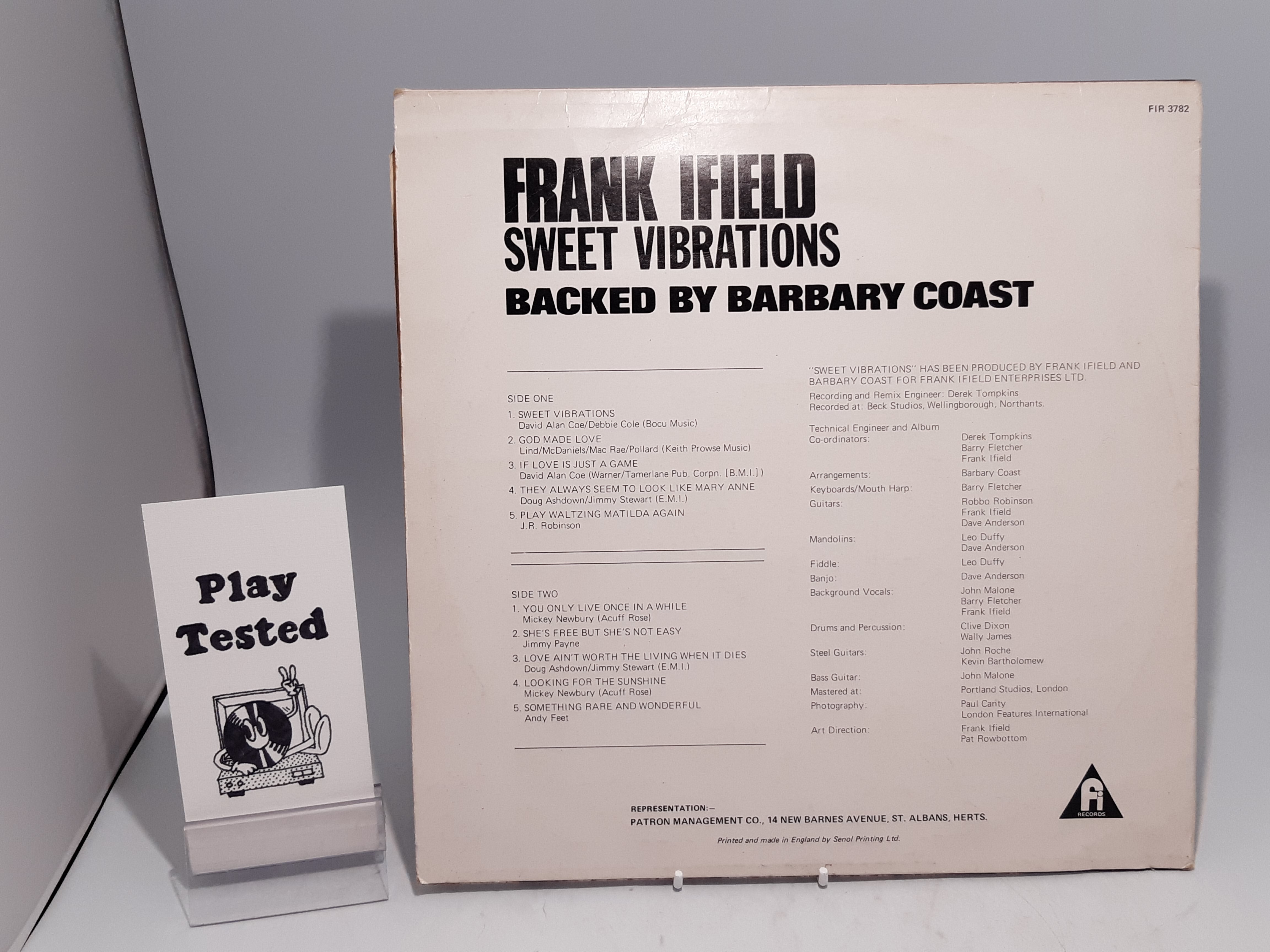 Frank Ifield - Sweet Vibrations (signed)