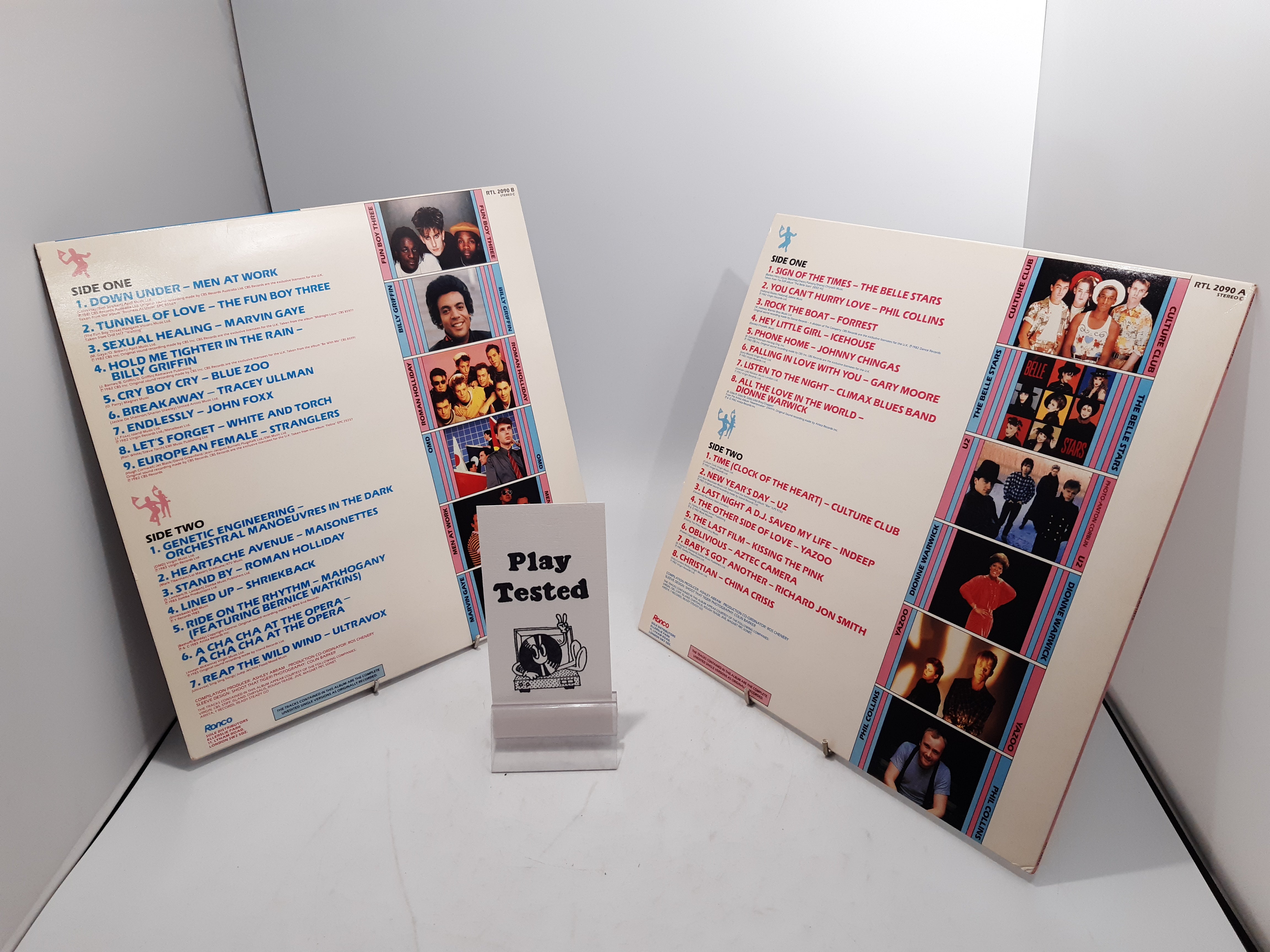 1980's vintage Chart Runners vinyl Part 1 & 2 - Various Artists