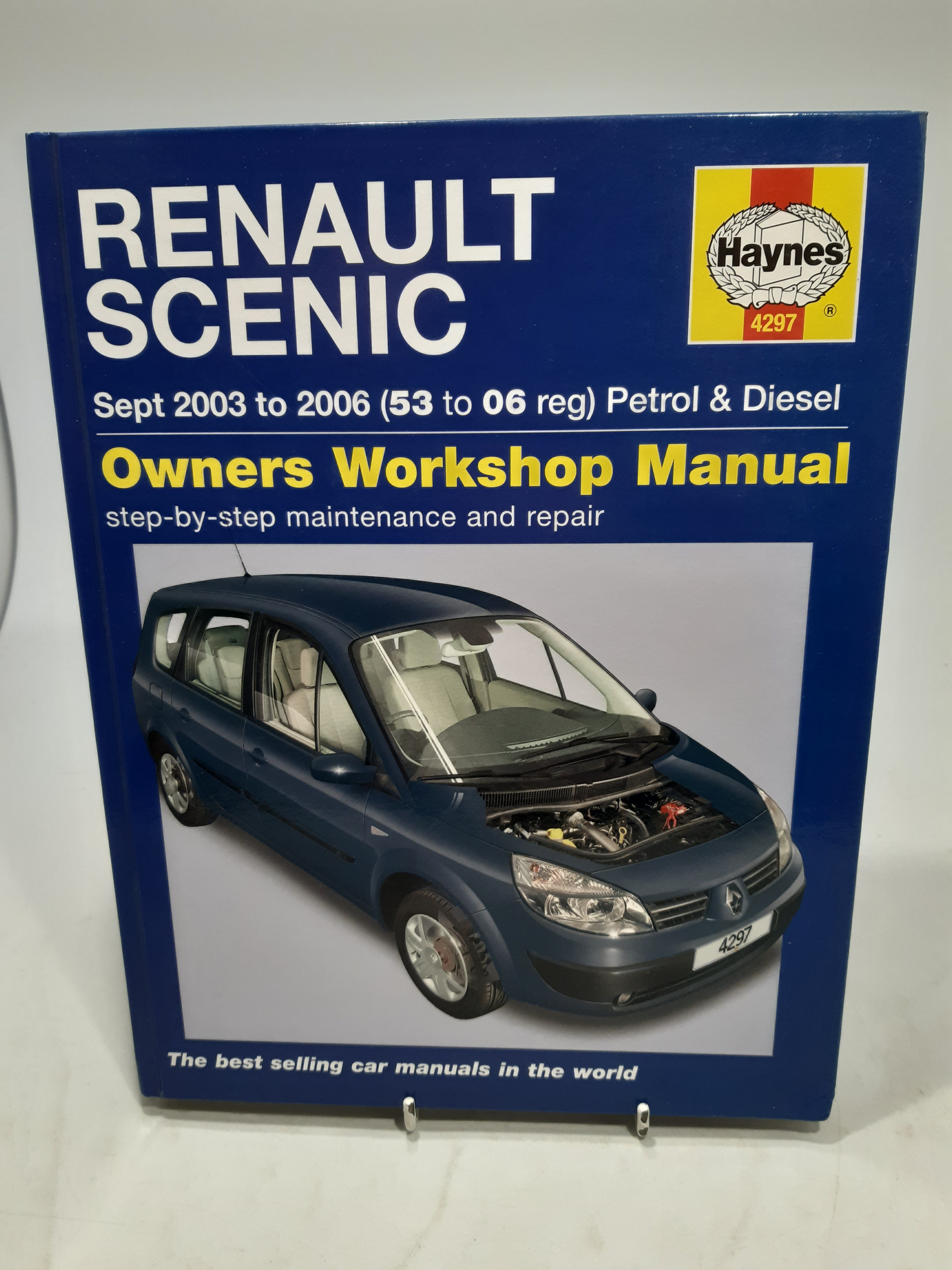 Haynes Manual Renault Scenic Sept 2003 to 2006 (53 to 06 reg) Petrol and Diesel