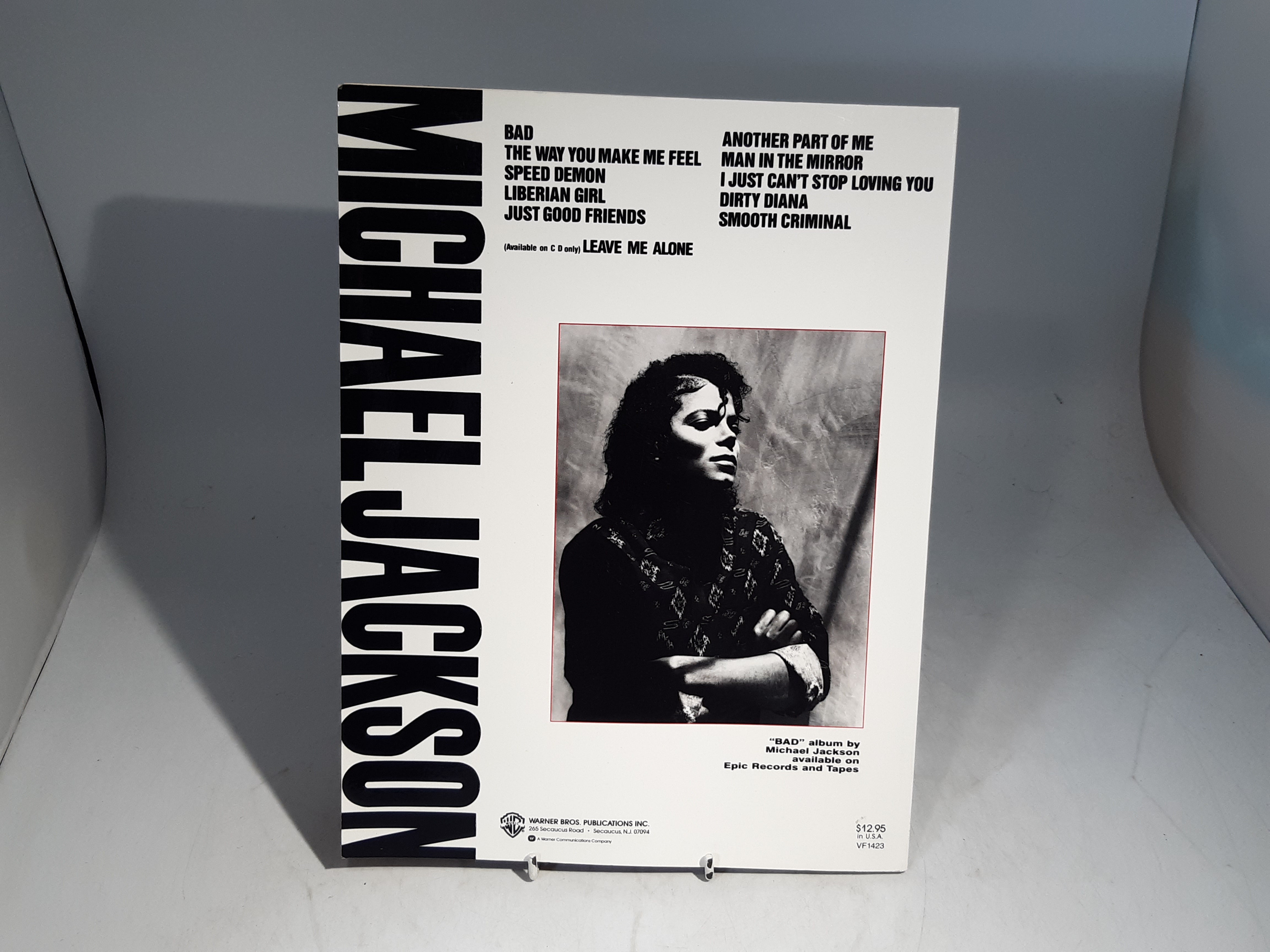 Michael Jackson - Bad sheet music book
