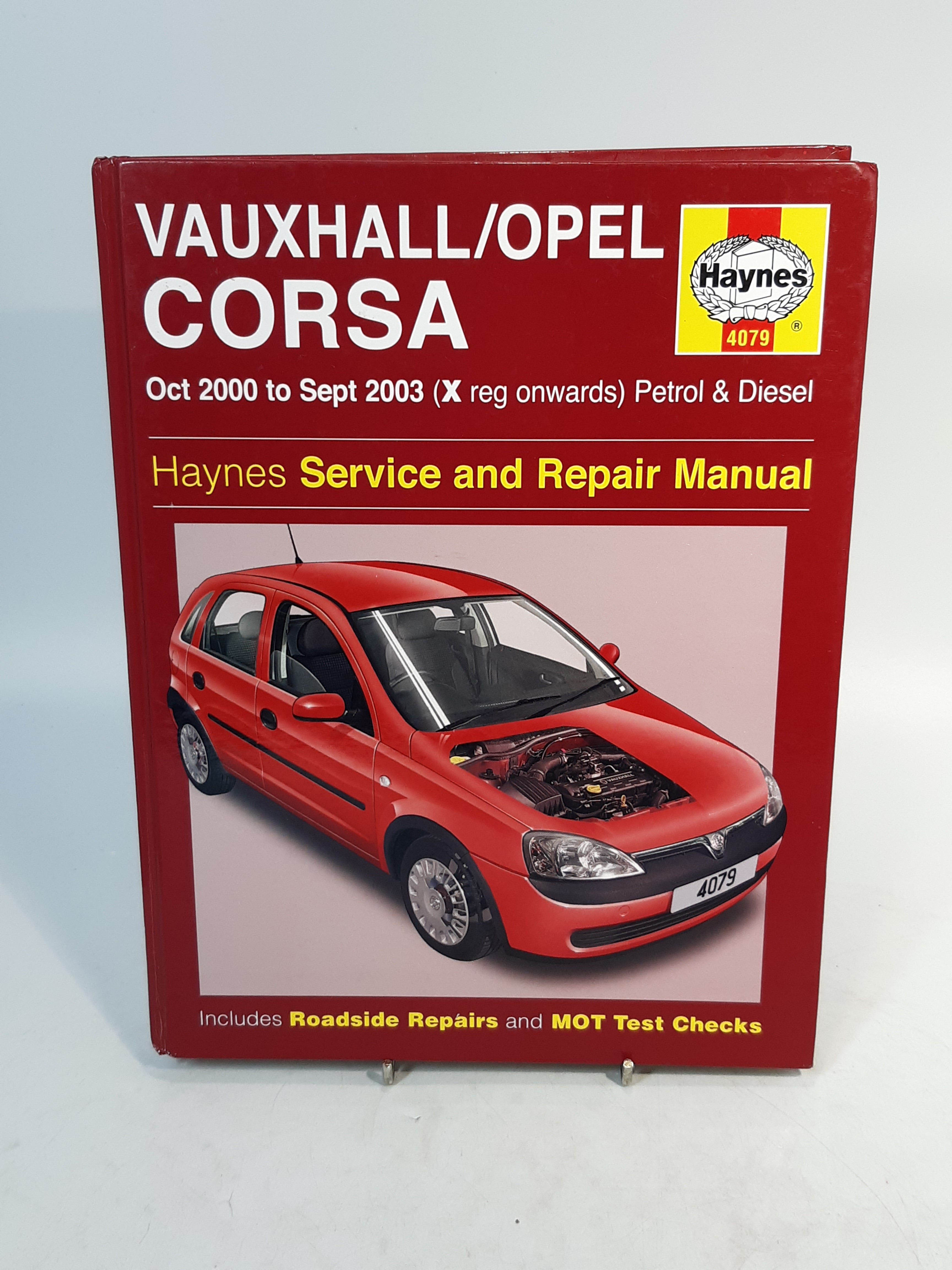 Haynes Vauxhlall Opel Corsa Oct 2000 to Sept 2003 service manual
