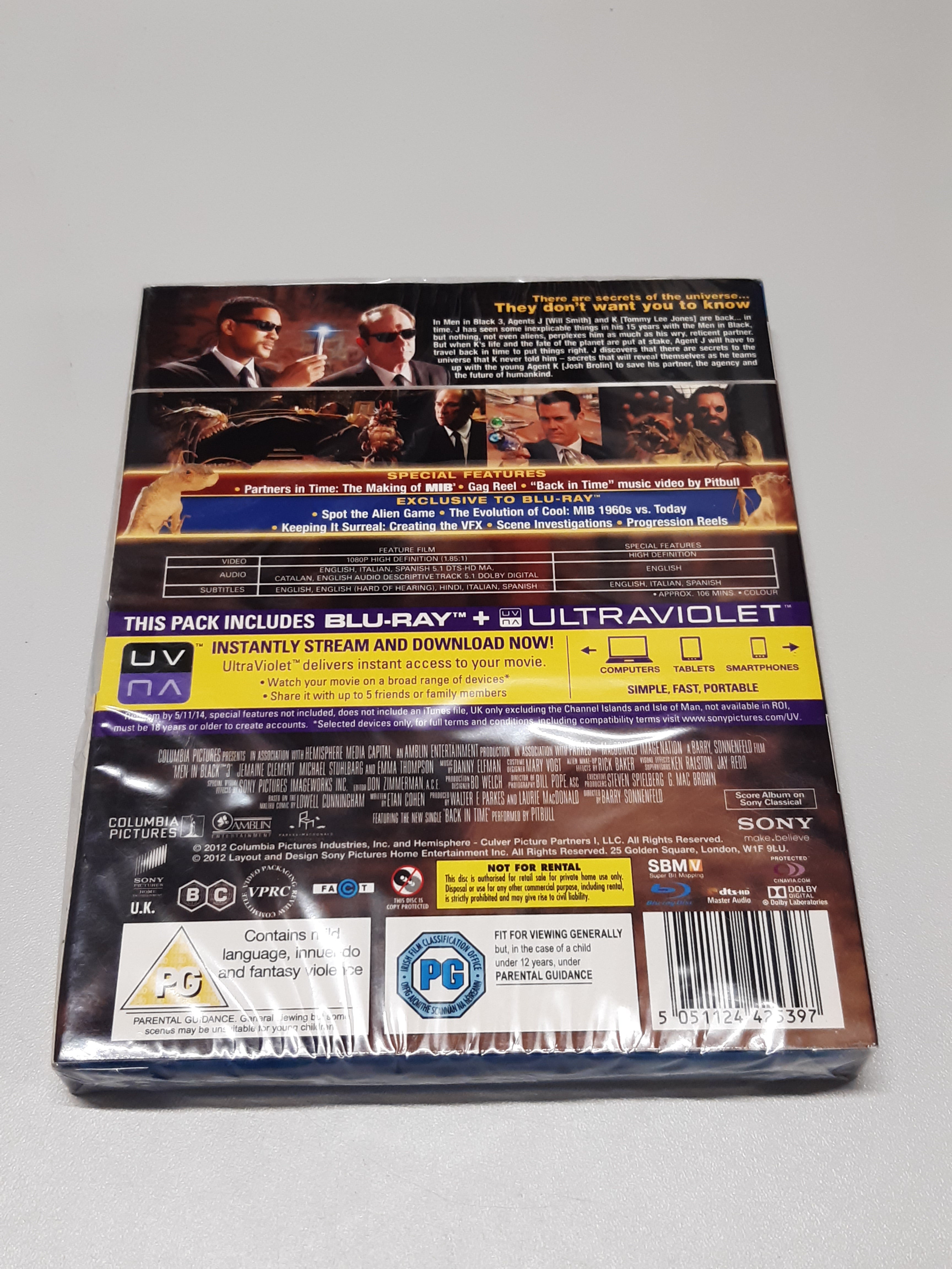 Men in Black 3 - Blu-ray