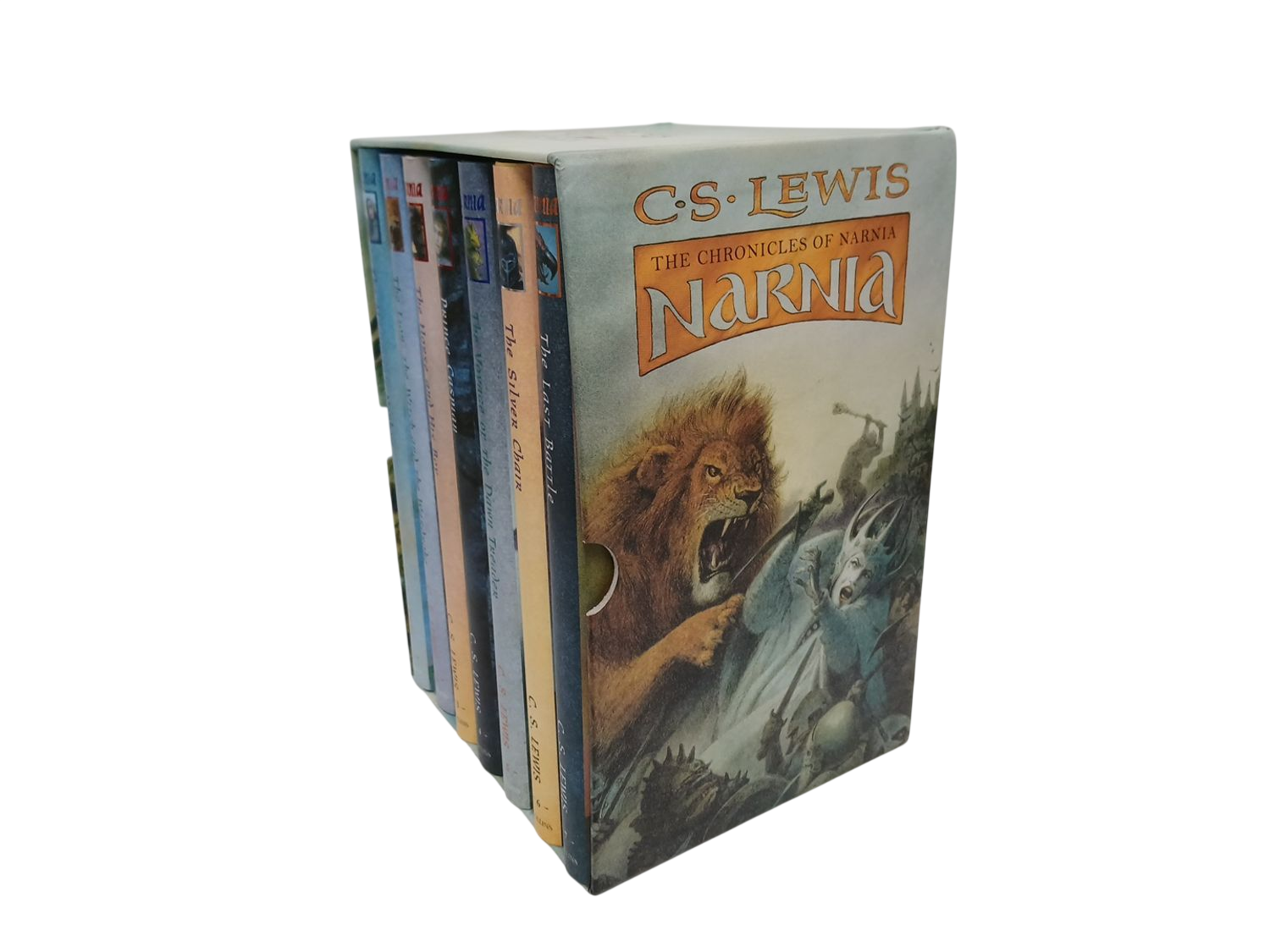 The Chronicles of Narnia Complete 7 Book Box Set by C.S. Lewis Collins hardback