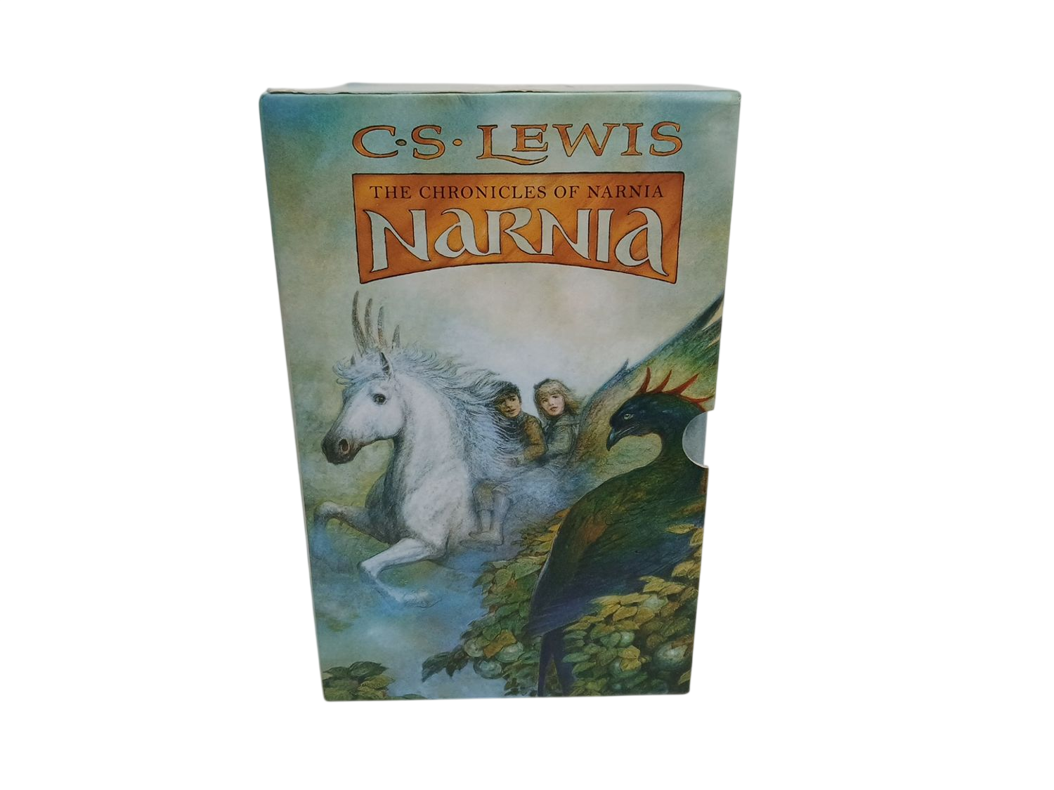 The Chronicles of Narnia Complete 7 Book Box Set by C.S. Lewis Collins hardback
