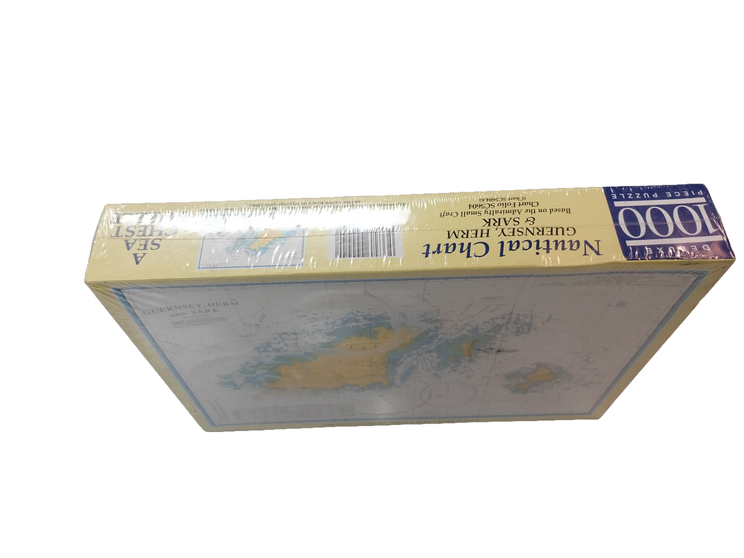 Nautical Chart Jigsaw Puzzle 1000 Piece Sea Chest Guernsey Herm Sark Sealed NEW