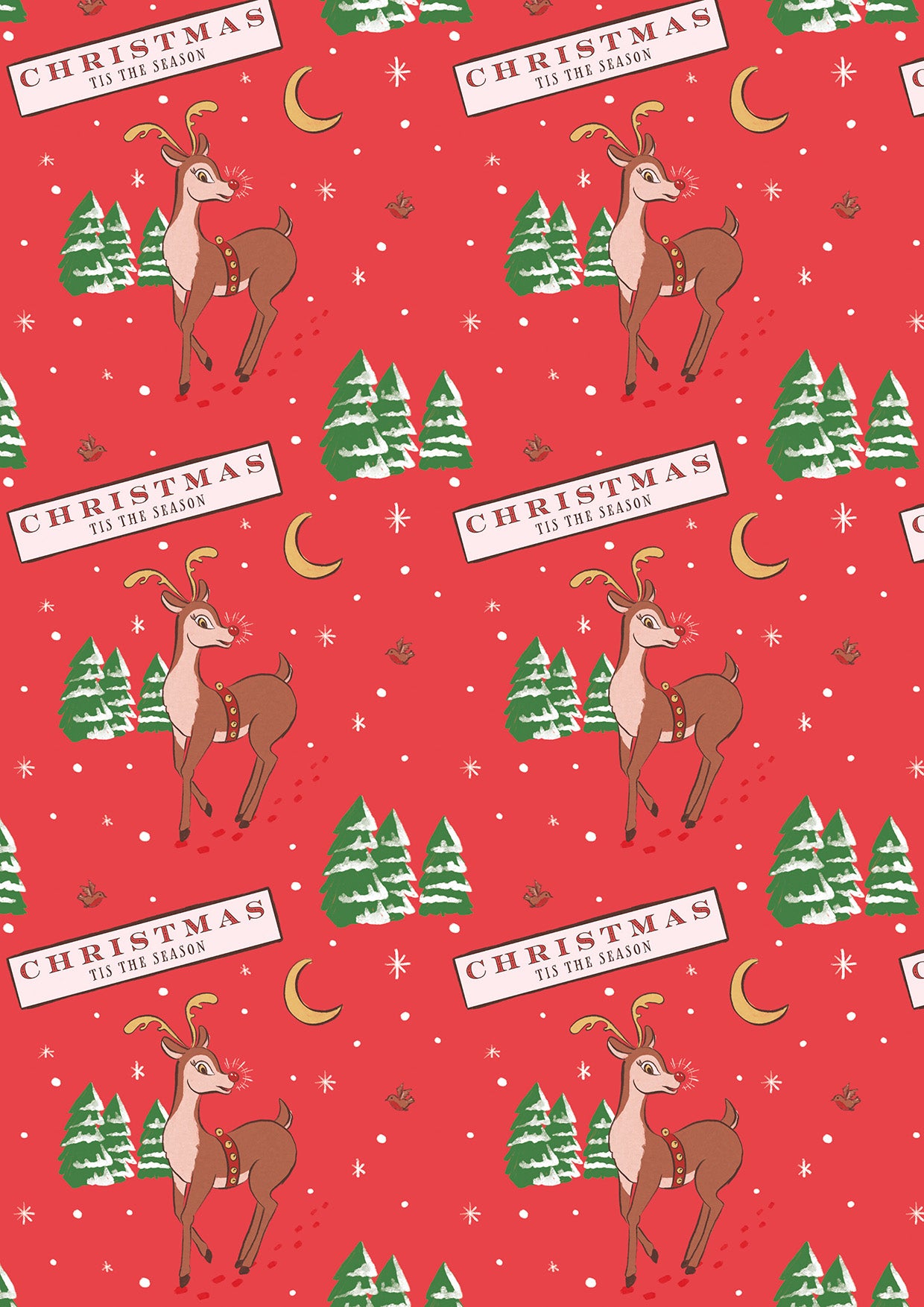 Ho Ho Ho Wrap - Christmas Wrapping Paper Twin Pack