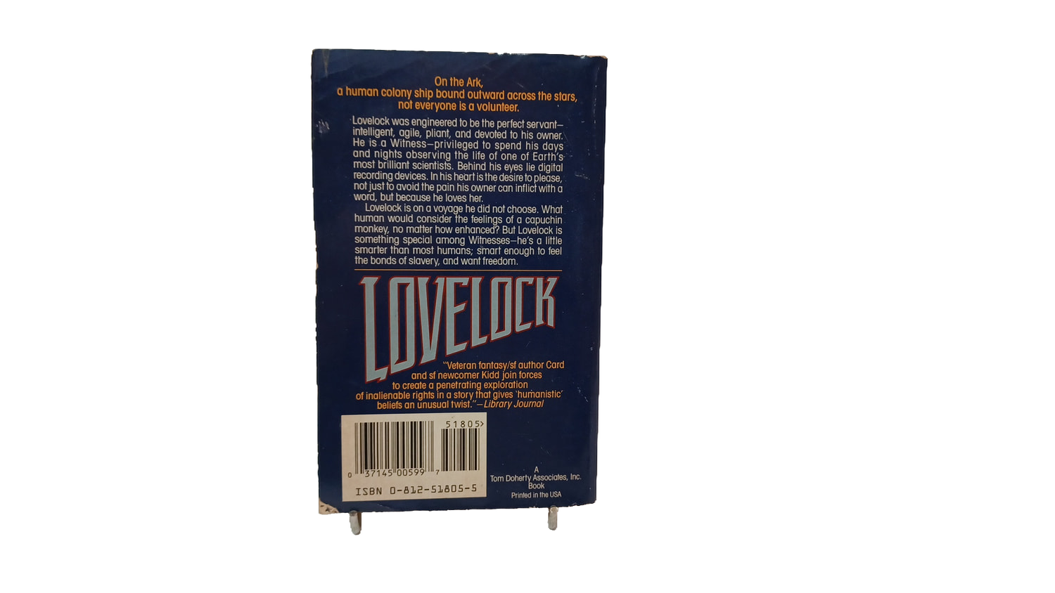 Lovelock by Orson Scott Card and Kathryn H Kidd Sci-fi Paperback