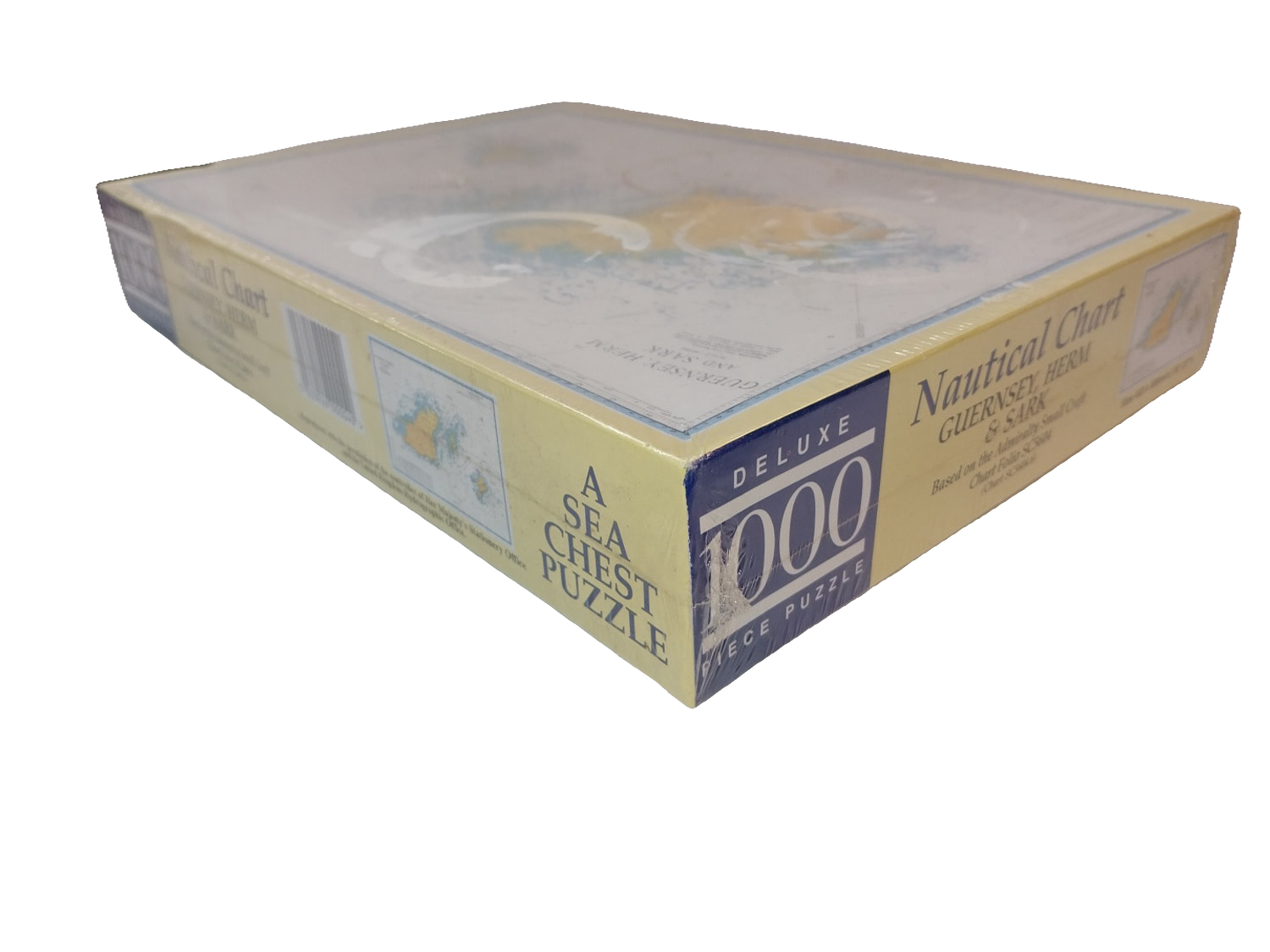 Nautical Chart Jigsaw Puzzle 1000 Piece Sea Chest Guernsey Herm Sark Sealed NEW