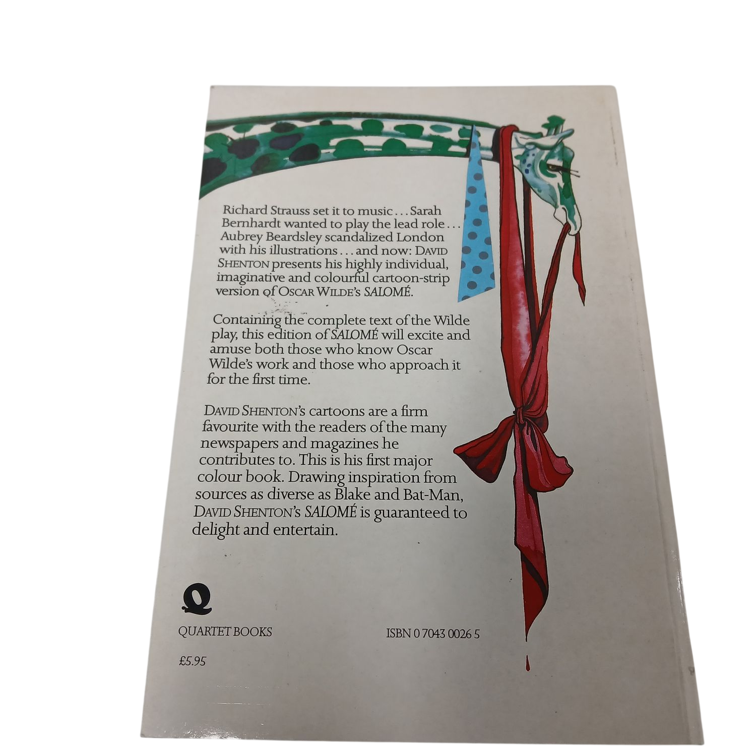 Salomé by Oscar Wilde Illustrated by David Shenton (Quartet Books)