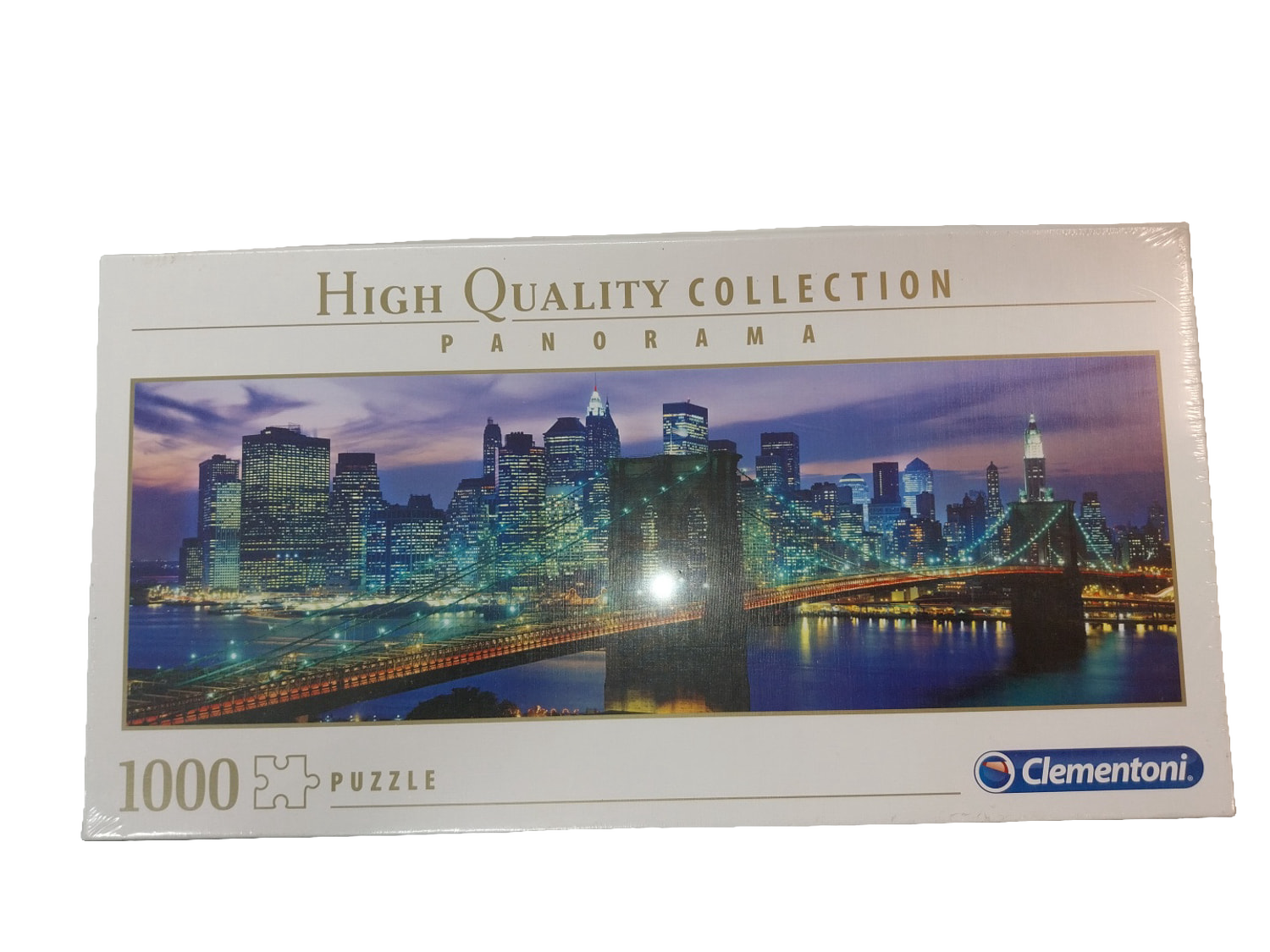 Clementoni High Quality Panorama 1000pc New York Brooklyn Bridge Puzzle