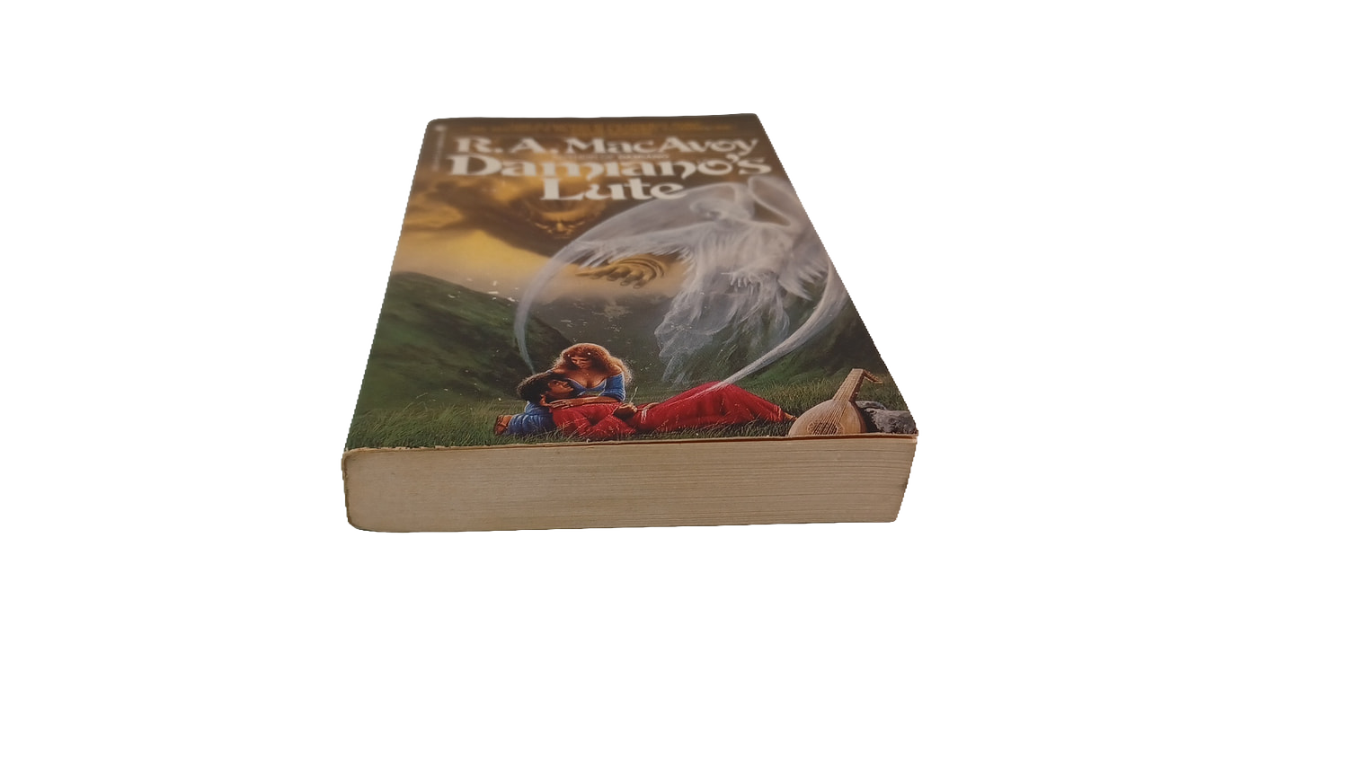 Damiano's Lute by R.A. MacAvoy First Edition Bantam Paperback Fantasy
