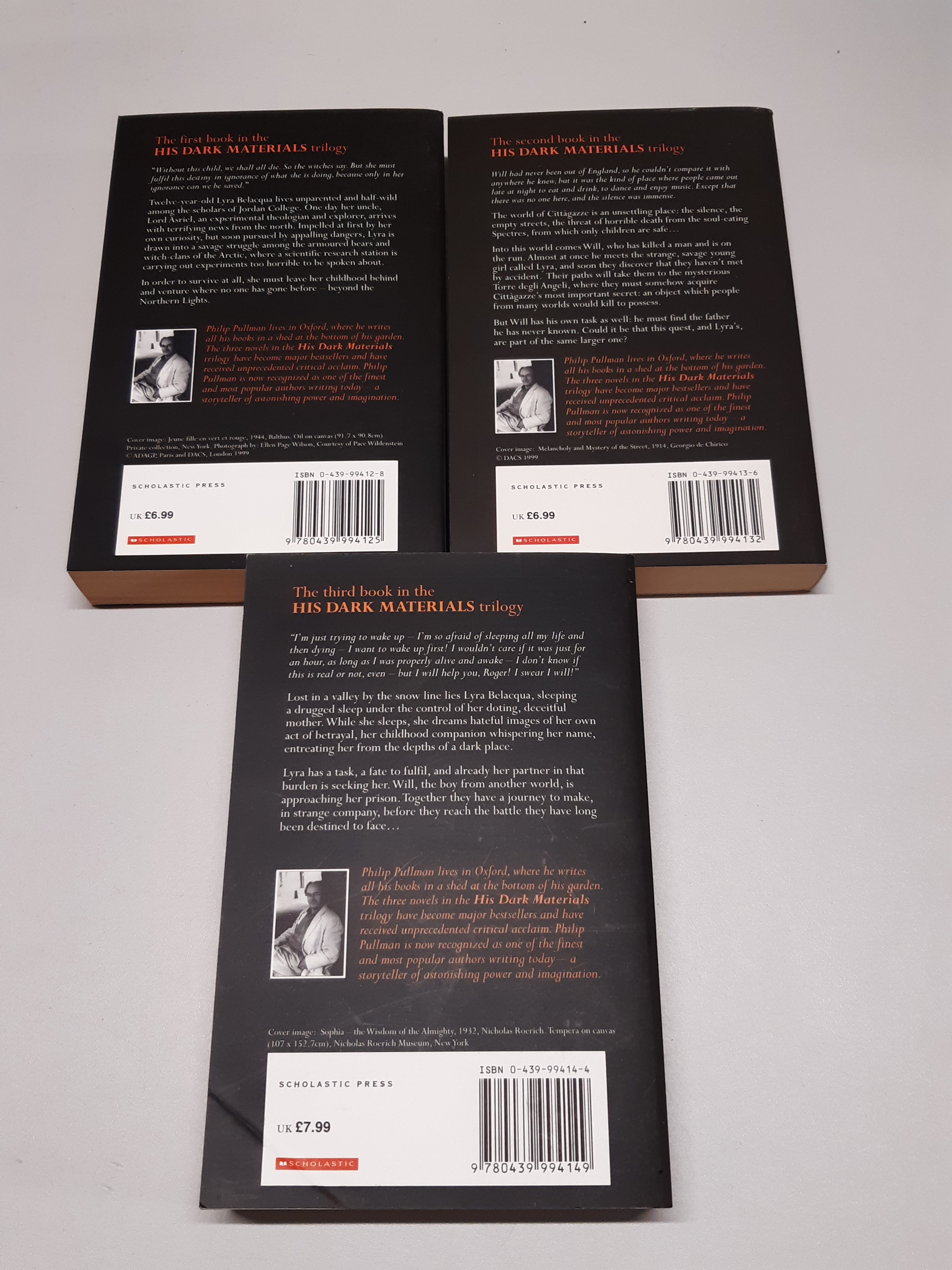 Philip Pullman - His Dark Materials trilogy complete