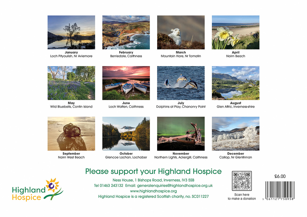 Highland Hospice Highlands Calendar 2027