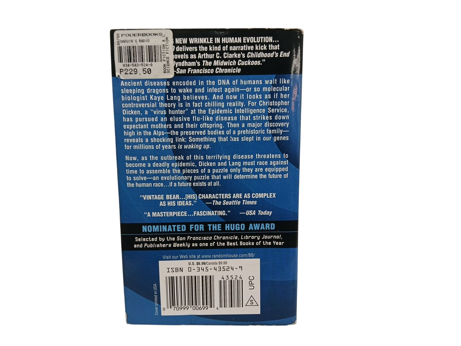 Darwin's Radio by Greg Bear - Science Fiction Paperback