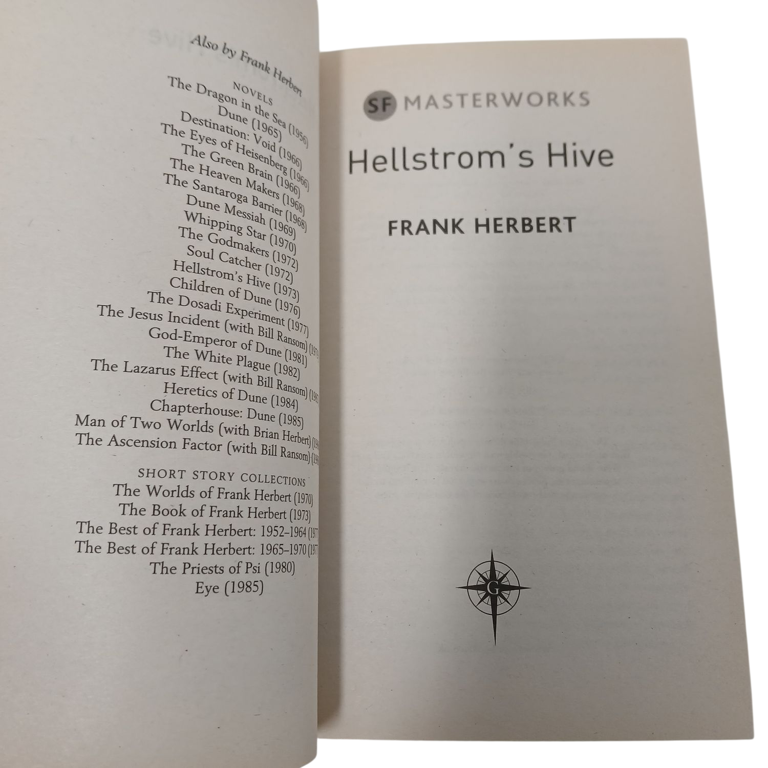 SF Masterworks: Hellstrom's Hive by Frank Herbert