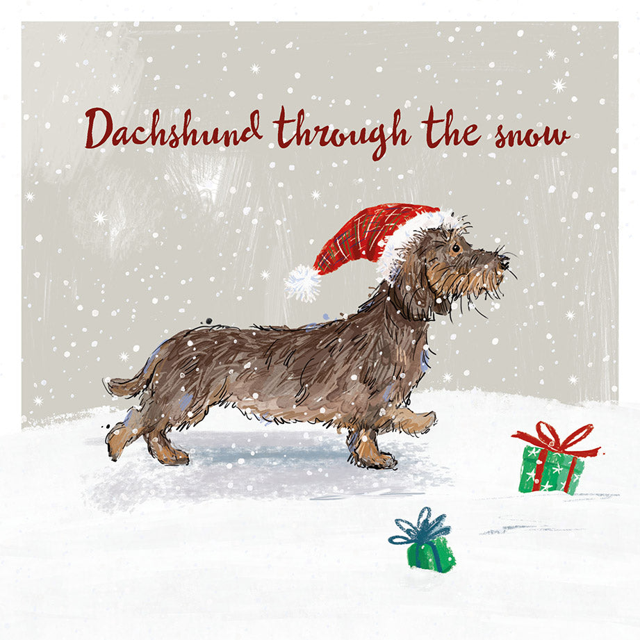 Dachshund through the Snow