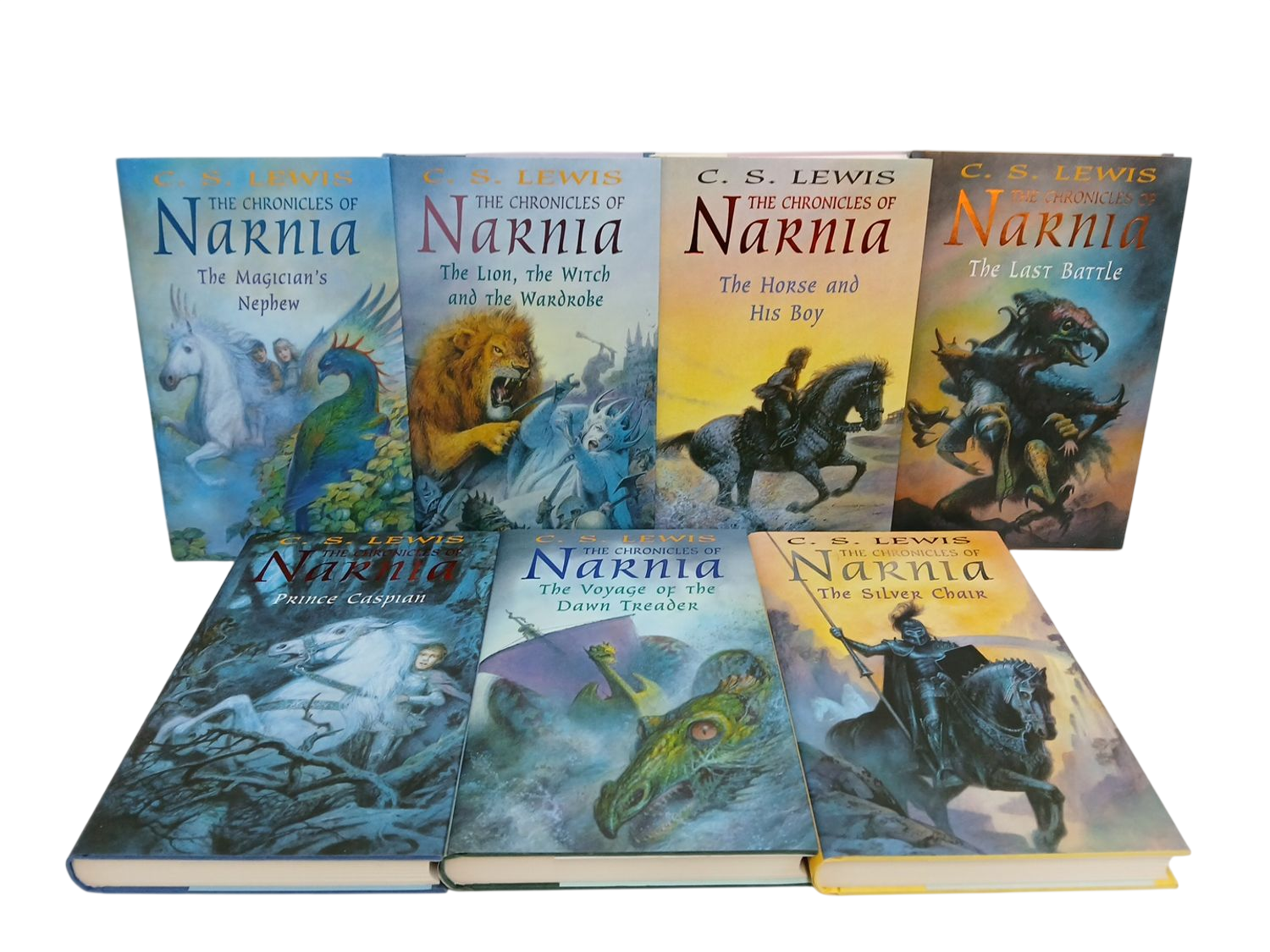 The Chronicles of Narnia Complete 7 Book Box Set by C.S. Lewis Collins hardback
