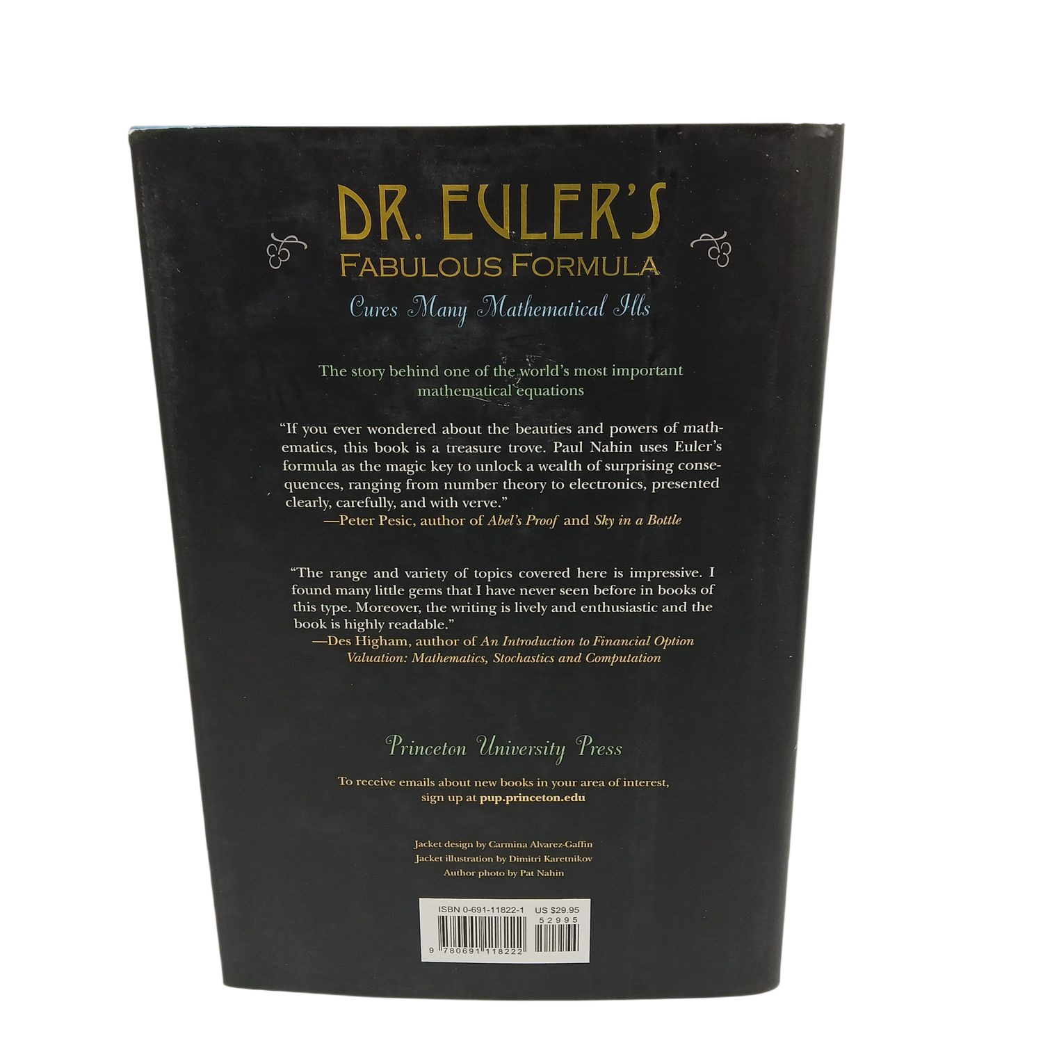 Dr. Euler's Fabulous Formula by Paul J. Nahin - Princeton University Press