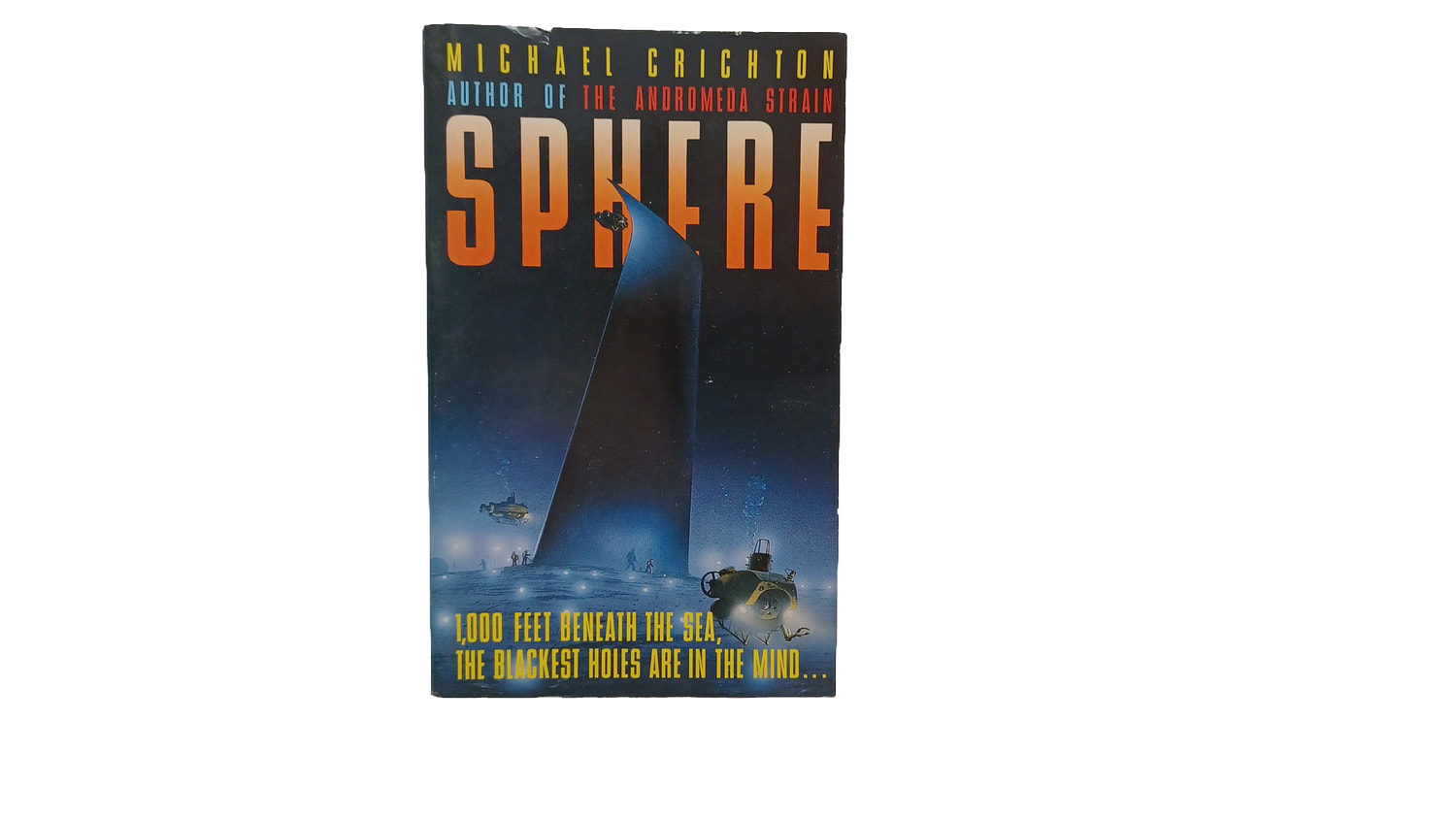 Sphere by Michael Crichton Paperback Sci-fi Thriller Novel Pan Books 1988