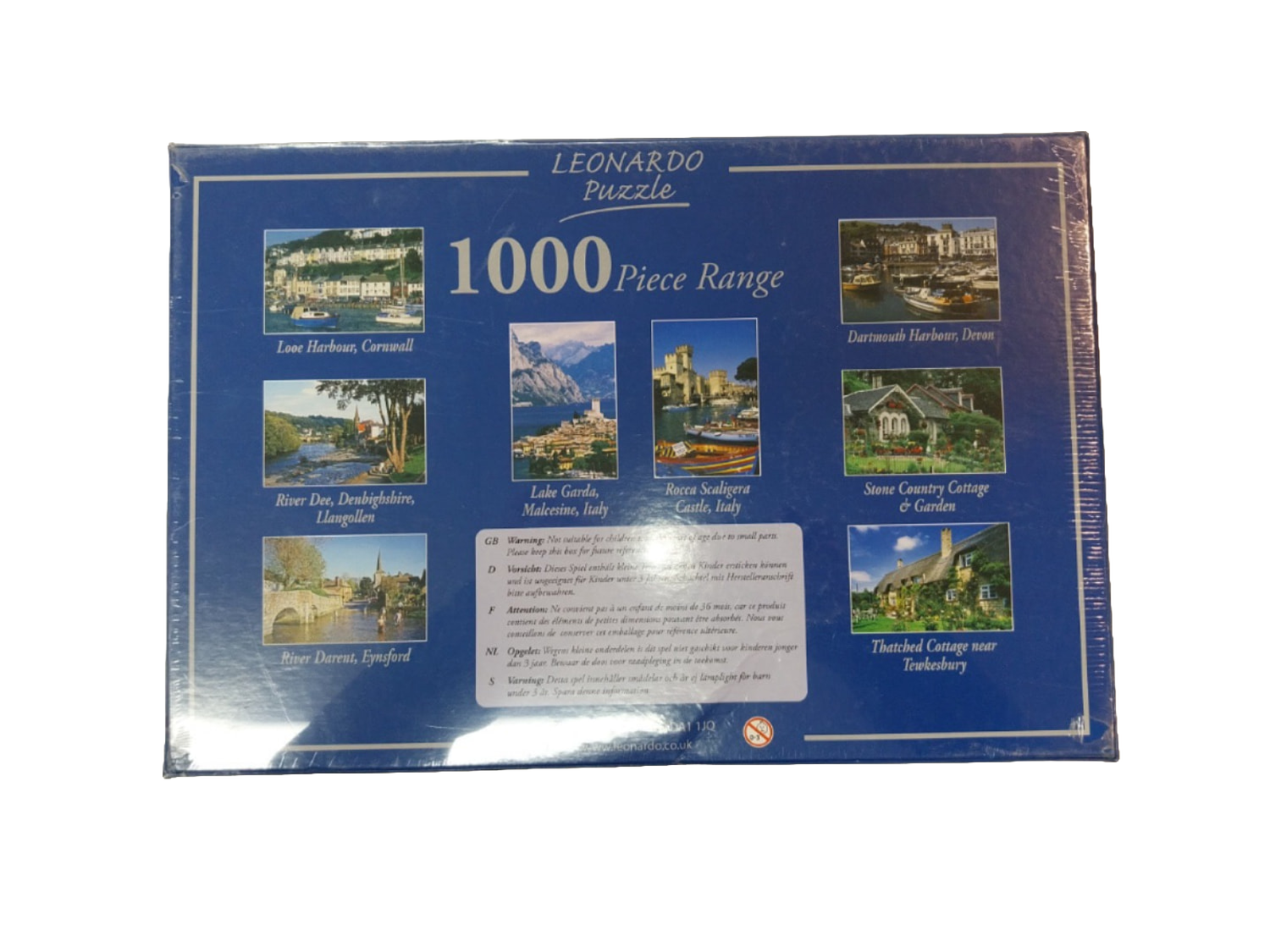 Leonardo Puzzle 1000 Piece Rocca Scaligera Castle Italy Sealed