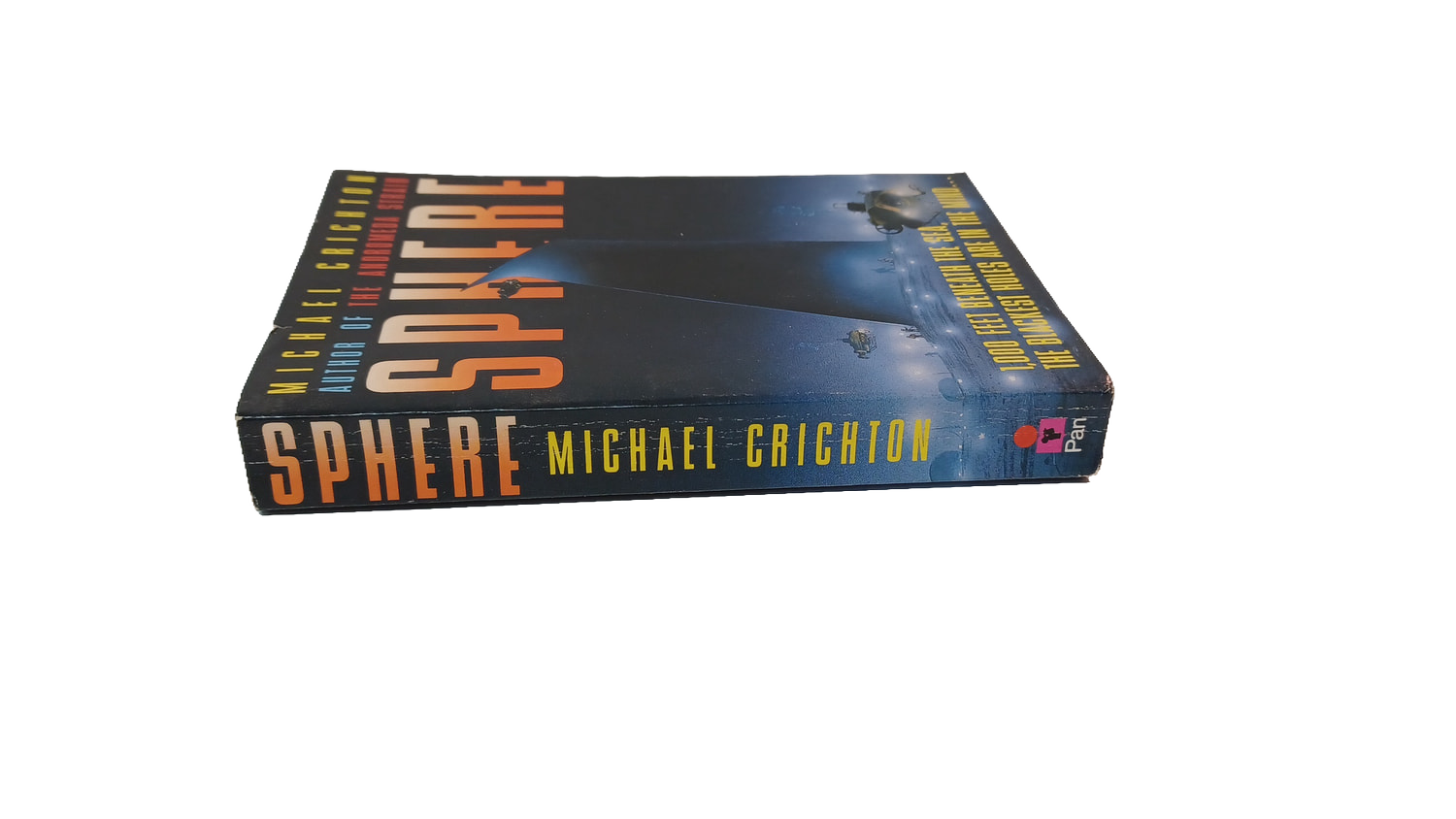 Sphere by Michael Crichton Paperback Sci-fi Thriller Novel Pan Books 1988
