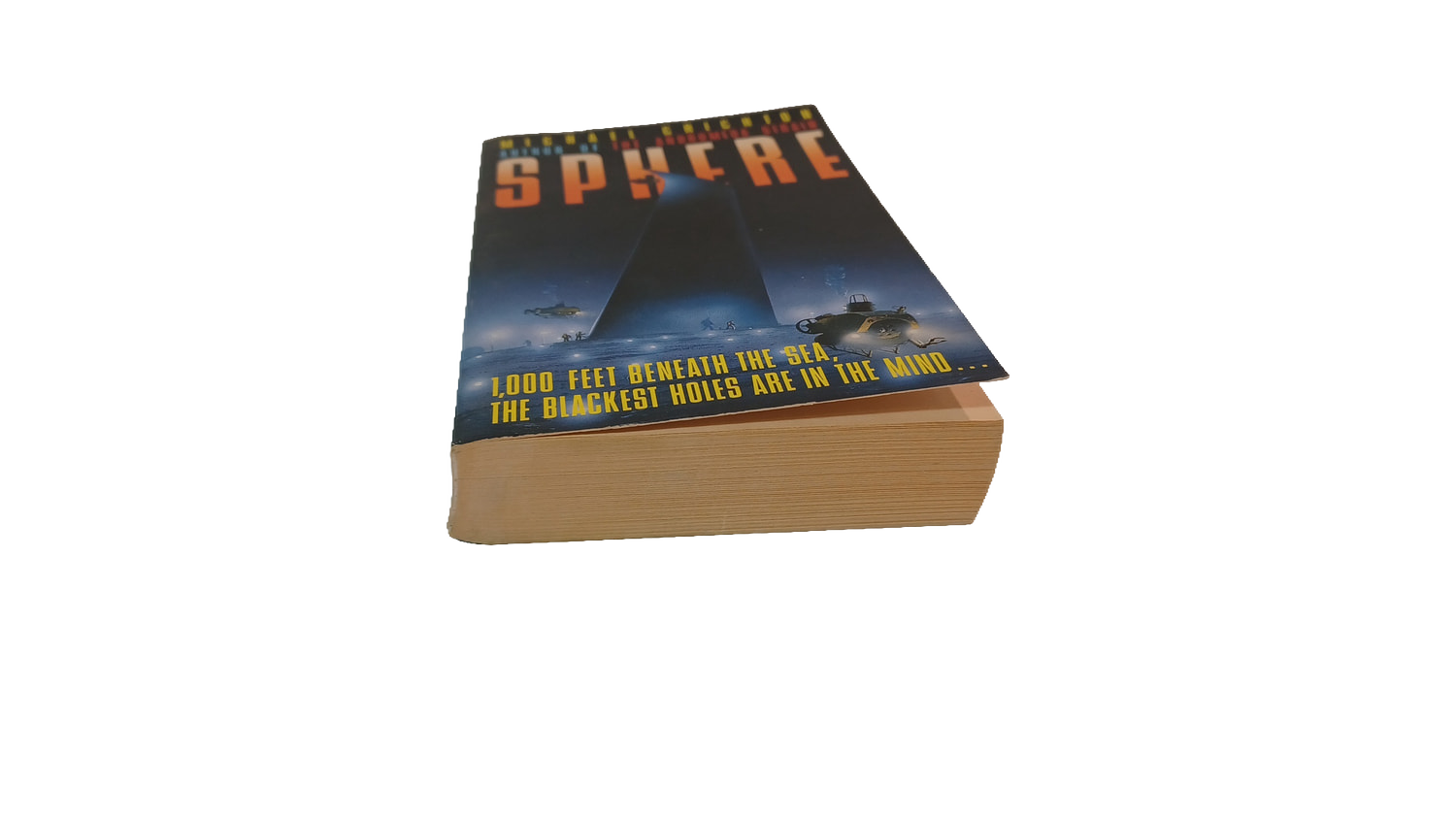 Sphere by Michael Crichton Paperback Sci-fi Thriller Novel Pan Books 1988