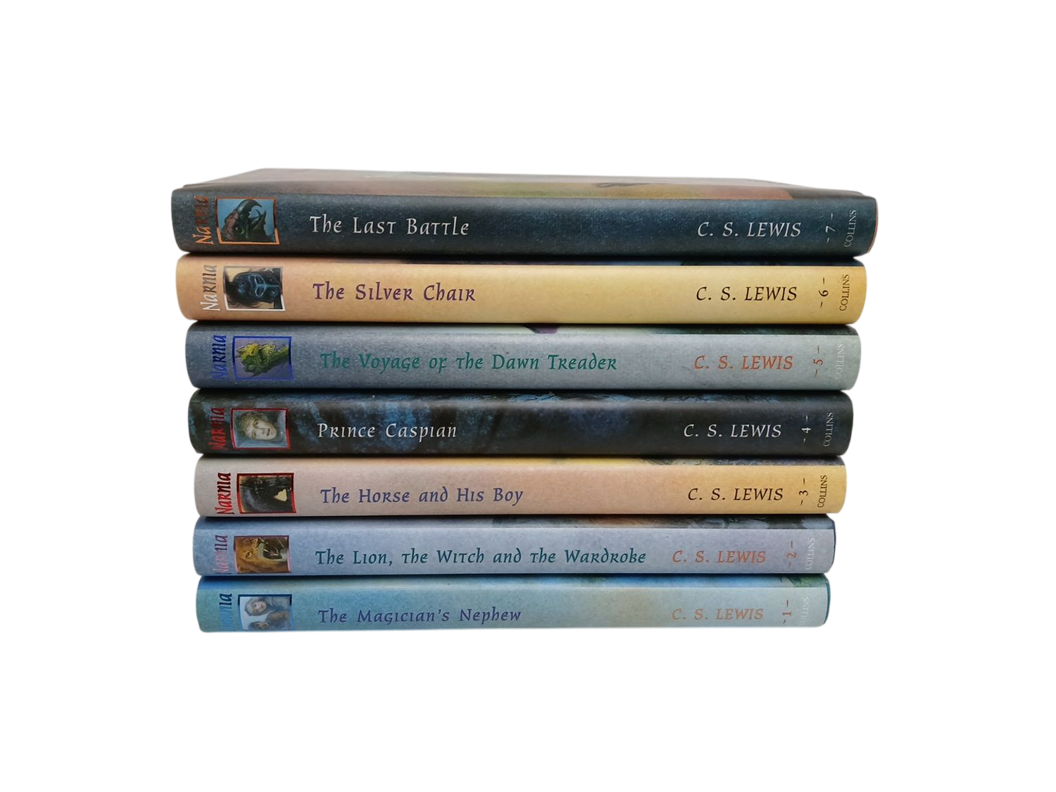 The Chronicles of Narnia Complete 7 Book Box Set by C.S. Lewis Collins hardback
